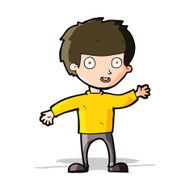 cartoon happy boy N126