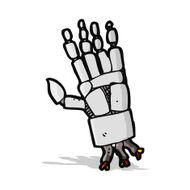 cartoon robot hand N4