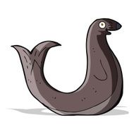 cartoon happy seal N10