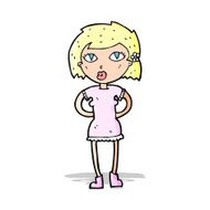 Cartoon Woman N34