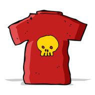 cartoon skull tee N10