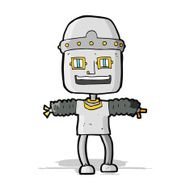 Cartoon Robot N177