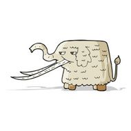 cartoon woolly mammoth N5