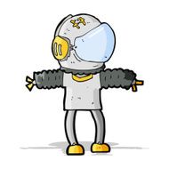 Cartoon Astronaut N75