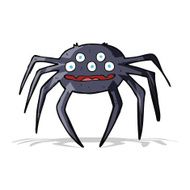 cartoon halloween spider N3