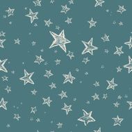 Hand drawn stars pattern N2