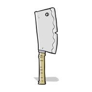 Cartoon Meat Cleaver N8