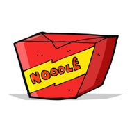 cartoon noodle box N15