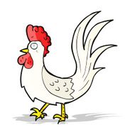 cartoon cockerel N17