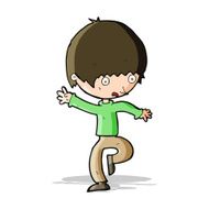 cartoon panicking man N10
