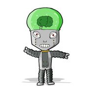 cartoon future robot N5