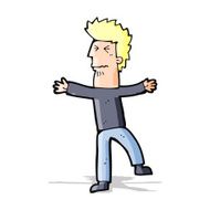 cartoon stressed man N37