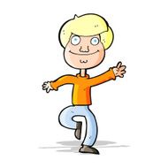 cartoon dancing man N39