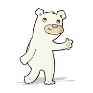 cute cartoon polar bear N32
