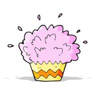 cartoon exploding cupcake N4