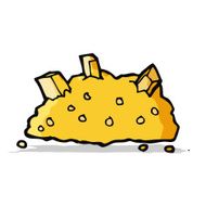 cartoon pile of gold N3