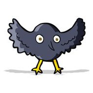 Cartoon Crow N20