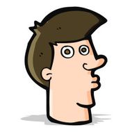 cartoon confused man N42