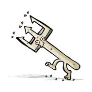 cartoon devil fork N9