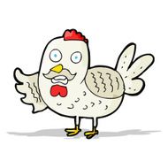 cartoon old rooster N3