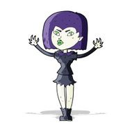 Cartoon Vampire Girl N114