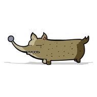 cartoon funny little dog N5