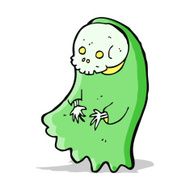 cartoon spooky ghoul N17
