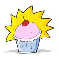 cartoon cupcake N91