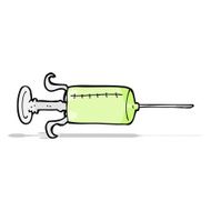 cartoon old needle N4
