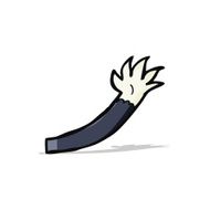 cartoon halloween vampire arm N21