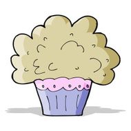 cartoon big cupcake N4
