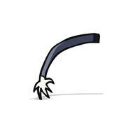 cartoon halloween vampire arm N23