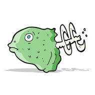 cartoon fish head N7