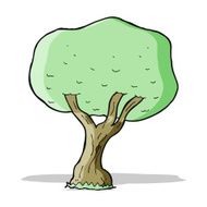 Cartoon Tree N154