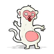 Funny Cartoon Monkey N32