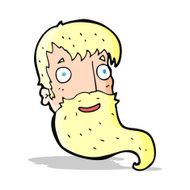 cartoon bearded man N30