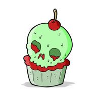 cartoon halloween cup cake N5