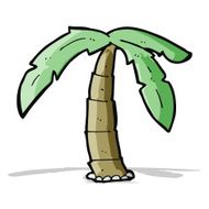 Cartoon Palm Tree N68