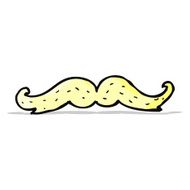 Cartoon Mustache N23