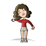 cartoon woman only joking N5