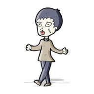 cartoon halloween zombie woman N5