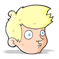 cartoon staring boy N8