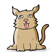 cartoon happy dog N34