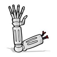 Cartoon Robot Arm N16