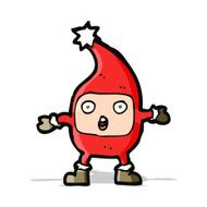 cartoon funny christmas creature N15