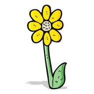 cartoon flower N254