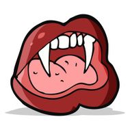 Cartoon Vampire Lips N18