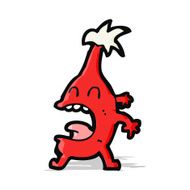 cartoon funny christmas creature N16