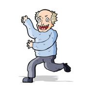 cartoon evil old man N6