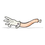 cartoon spooky victorian arm reaching N5